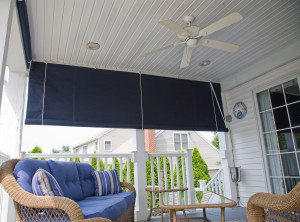 Porch awnings and curtains