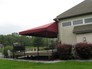 Shade and protect your unusable deck with a stationary canopy