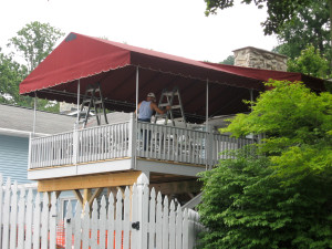 Gable style stationary patio canopy Lancaster PA