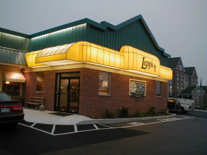 Commercial facade awning