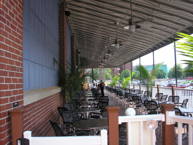 Commercial dining canopy awning