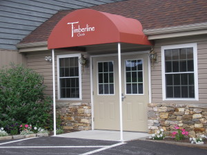 Protect your entrance with an awning