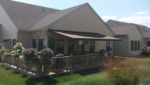 Eastern retractable awning