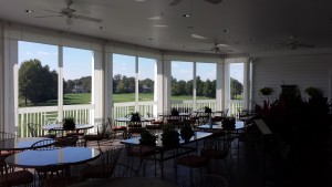 Clear Vinyl Drop Curtains installed at Bent Creek Country Club
