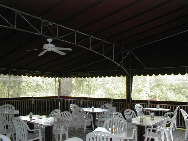 Commercial stationary canopy awning for dining Mohnton PA