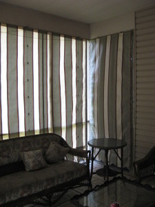 Sunbrella fabric curtains