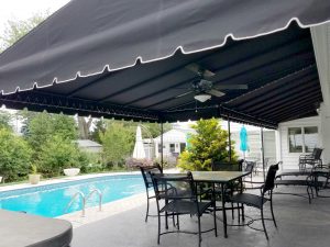 Patio awning cover