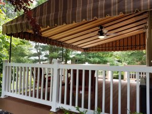 Patio awning cover