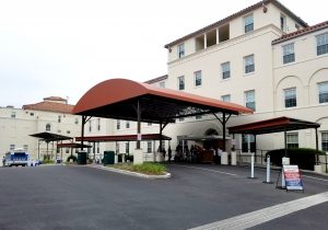 Commercial awnings and canopies at West Chester Hospital