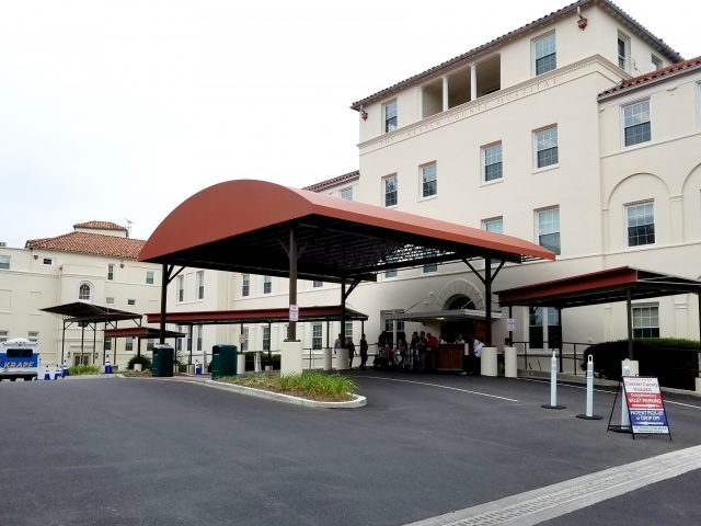 Commercial awnings and canopies at West Chester Hospital