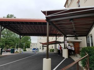 Carport awning and walkway canopies