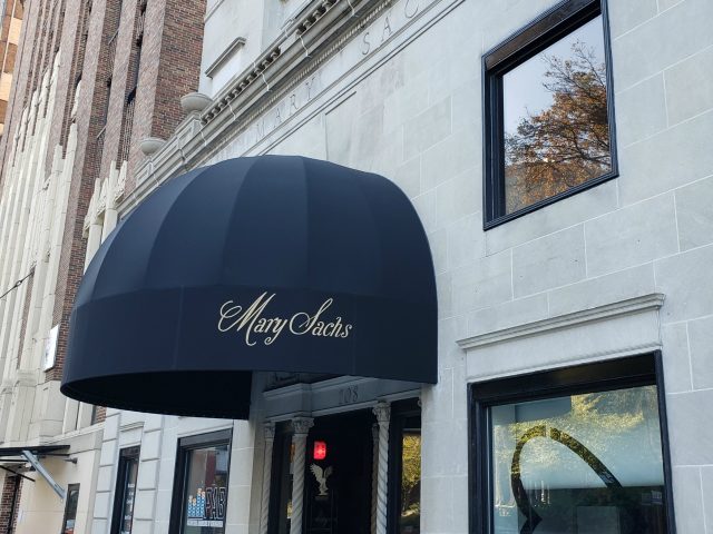 Mary Sachs - Harrisburg PA commercial awning canopy sunbrella fabric lettering canvas canopy--