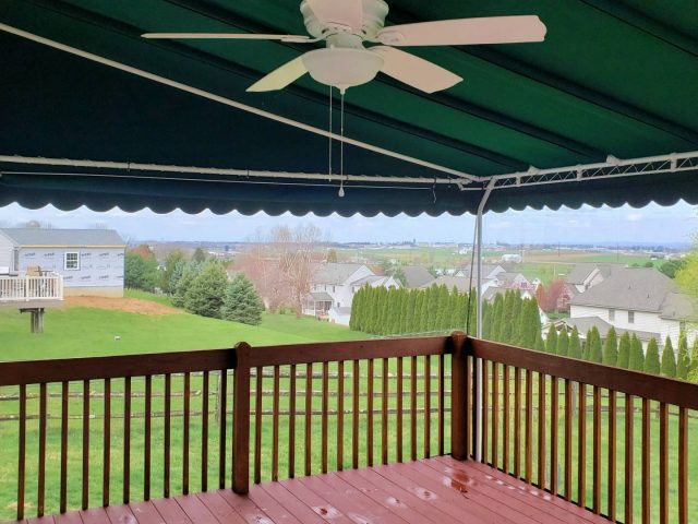 screen room mosquito screening stationary deck canopy cover awning drop curtain privacy shade sunbrella lancaster--