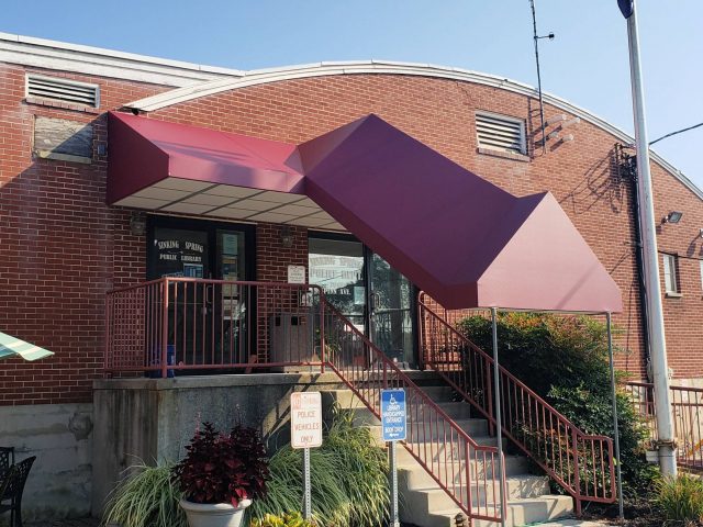 Sinking Spring Borough - Entrance Canopy Awning Stairs stairway reading berks county