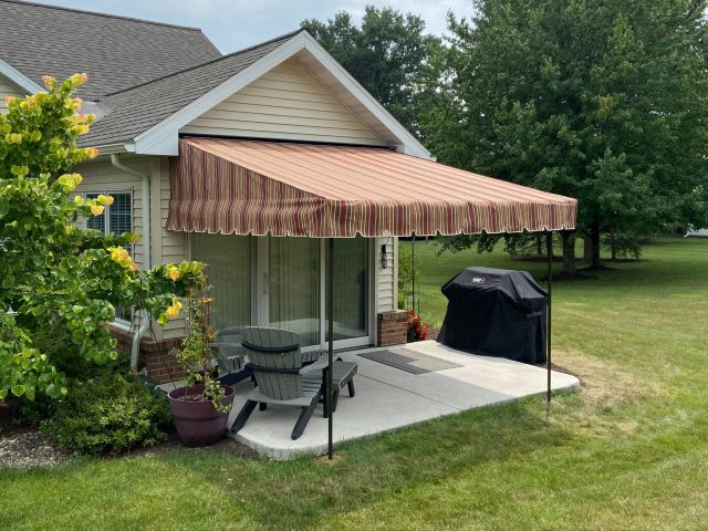 Luther Care Lititz PA Lancaster patio cover canopy stationary awning fabric canvas sunbrella kreiders